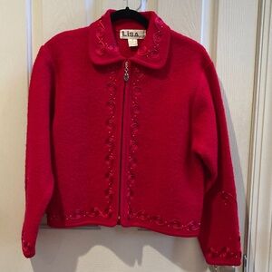 EUC Lisa International Boiled Wool Jacket